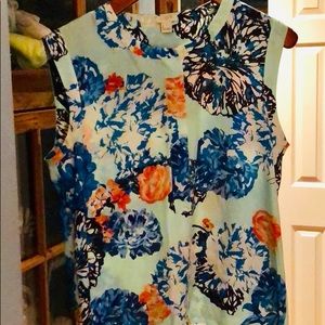 JCrew Floral blouse